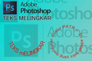 Teks Melingkar Photoshop