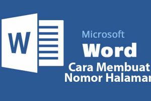 Membuat nomor halaman