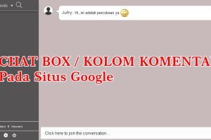 Chat Box dan Komentar