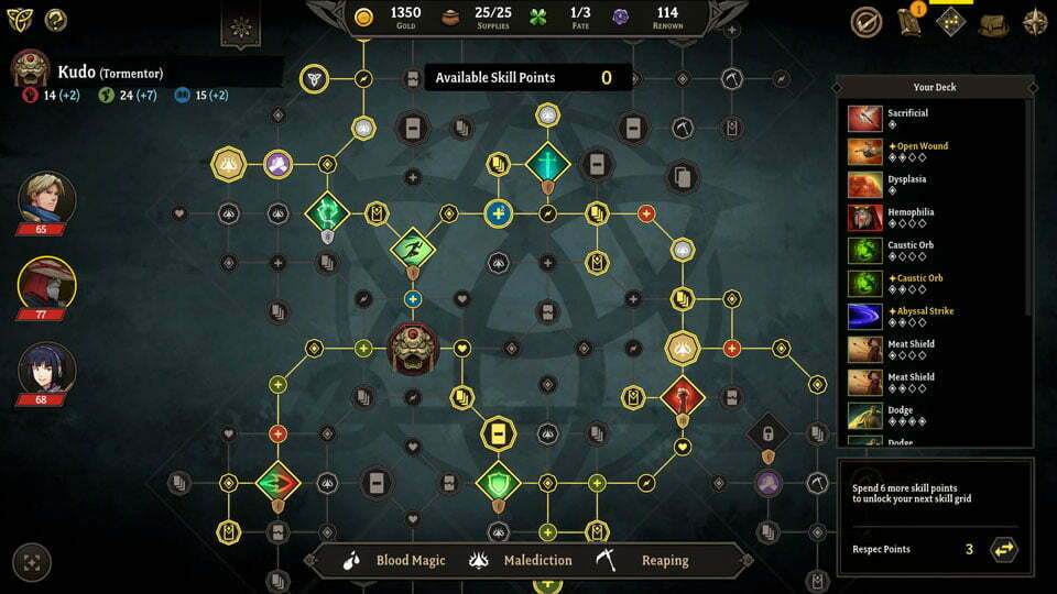Gordian-Quest-Skill-Point